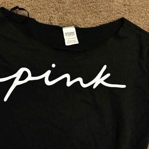 Victoria's Secret PINK Black Tee